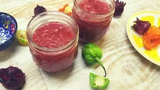 Trini Sorrel Lime Pepper Sauce | Sorrel Hot Sauce - Episode 793