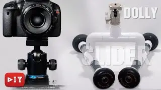 DIY Making Dolly Slider Stabilizer by PVC for Video Record