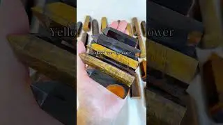 Natural Crystal-Yellow Tiger-eye tower #crystals #crystalshop #gemstone