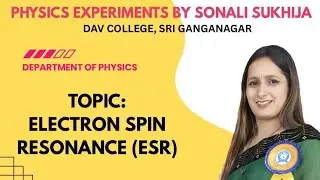 Electron Spin Resonance(ESR) Experiment 