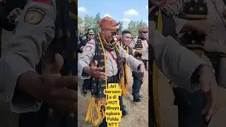 Ja'i bersama Polri di HUT Bhayangkara tingkat Polda NTT.