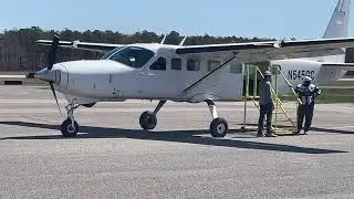 Skydivers going in the Cessna 208B Grand Caravan (N545GC) Skydiver Plane