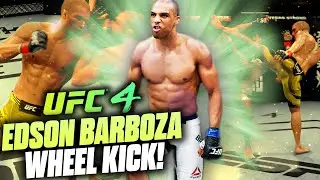 Edson Barboza Wheel Kickin' and Slow Dancing On EA UFC 4!