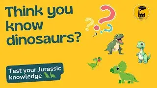 Think you know dinosaurs?  Test your Jurassic knowledge 🦖🦕