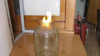 Combustion of Propane-Butane Mixture in a Three-Liter Jar