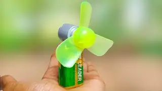 3 Mini Smart Fan Making Ideas । DC MOTOR । FAN