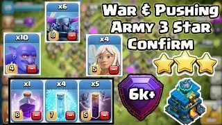 Town hall 12 Best Pushing nd war attack strategy | PeekaBowBat th12