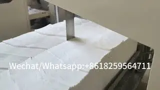 Small size serviette paper two color print emboss making machine