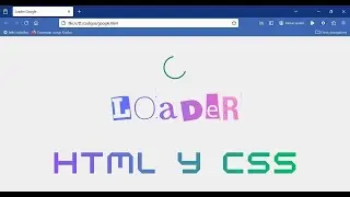👉 Loader animado estilo Google con HTML, CSS y SVG - Web development