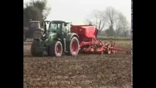 Fendt 720 with Vaderstad Spirit 400C