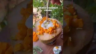 Mango Coconut Crush 🥭🧊🥥.Get ready to  mango coconut crush 👅 #easyrecipes #shorts