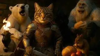 episode 20The Curious Adventure of a Quirky Cat Hero: At the Yeti&rsquo;s Home.おかしな猫勇者の冒険。イエティのお家にて。