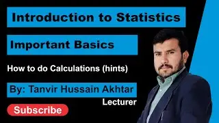 What are the Notations Used in Statistics | TStatistics