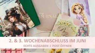 Echte Ausgaben im Juni 🌸 Sparen mit der Umschlagmethode I Neue Sparspiele I Wir &ouml;ffnen meine Post