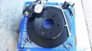 Nissan Skyline Rear brake pads, rotors and brake line installation