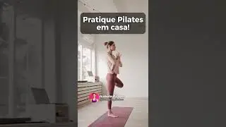 pilates em casa na parede, ajudar no emagrecimento e dores no corpo! #pilates #shortvideo saibamais