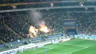 Eintracht Frankfurt - Werder Bremen Pyro Bengalo Rauchbomben