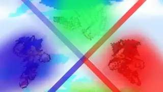 Sonic VS Silver VS Shadow (Sprite animation)