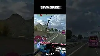 KERALA PRIVATE BUS VS KSRTC RACE IN DANGEROUS ROADS🔥😮ETS2 GAMEPLAY Indian Mods #shorts