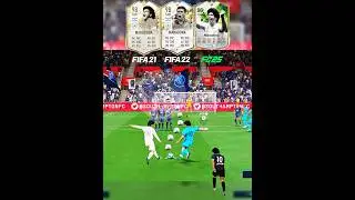Maradona Free Kicks Evolution From FIFA 21 To FC 25 #diegomaradona #freekickgoals #eafc25 #shorts