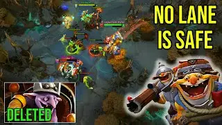 Most Annoying Pos5 Techies in Lane - Timbersaw Deleted! | Dota 2 Highlights 7.39d