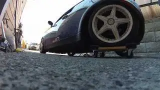 How to move a MINI with a broken rear trailing arm for $12 :-)