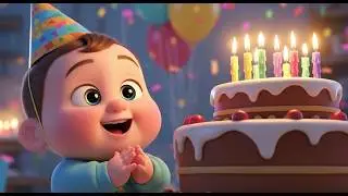Happy Birthday Kids Song 🎈 | Kids Nursery Rhymes | English Songs | Chubby Cheeks TV