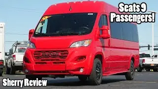 Вращающиеся капитанские кресла! Ram Travel Van 2023 &mdash; 9 пассажиров! | Обзор Sherry