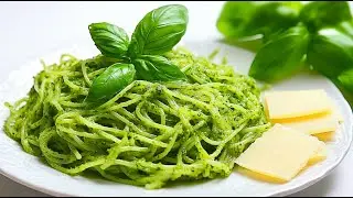 B&auml;rlauchliebe auf Italienisch: Leckere Spaghetti mit selbstgemachtem B&auml;rlauch Pesto Rezept