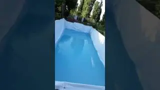 Бассейн из баннера