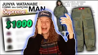 LIVE COP OF THE YEAR! Spending $1000 on Supreme Junya Watanabe