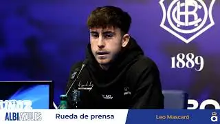Rueda de prensa de Leo Mascaró (Previa Recre-Extremadura)