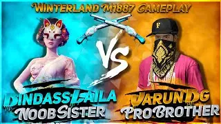 Pro Brother VS Noob Sister || Garena Free Fire || Bindass Laila
