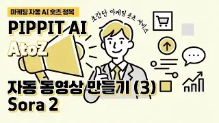 [Pippit AI 완벽 가이드 7편] 💡 Sora 2로 AI 영상 제작 혁신 경험하기! - Text to Video 자동화