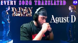 SUGA | AGUST D - D DAY (FULL ALBUM Reaction) Pt 1/2