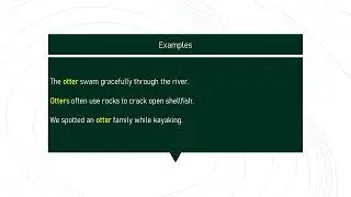 otter # Expand Your English Vocabulary