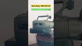 rare Sony DSR 200 AP #youtube #photography #trend #camera #vintagecamera #movie #film #rare #viral