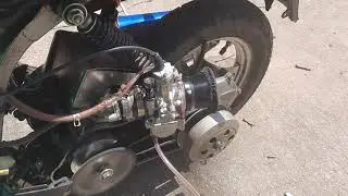 1985 Honda spree with custom variator and big bore kit.