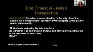 Study of the Great Tribulation with a Jewish Perspective- lesson 13