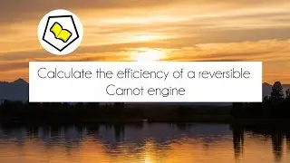 Calculate efficiency of a reversible Carnot engine?
