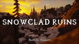 Snowclad Ruins in Minecraft - Tamrielcraft build showcase