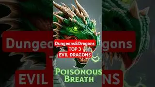Gerry's Dungeons & Dragons TOP 3 DRAGONS! #shorts #monsters #fantasy #roleplay #dungeonsanddragons