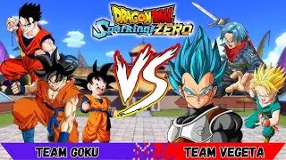 Team Goku vs Team Vegeta | Dragon Ball: Sparking! ZERO Gameplay