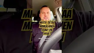 Mist&auml; tiet&auml;&auml; mik&auml; on hyv&auml; runo? | Kristian Helanen #runous #kirjoittaminen