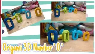 Origami 3D | Number '0' | Papercrafts | @GESSIDEAS