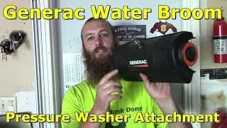 Generac Pressure Washer Water Broom Accessory by @GettinJunkDone