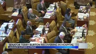 Terry Burton recovering from stroke