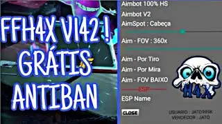 😱SAIU!!😱 MOD MENU FFH4X V142 CRACKED FF 1.114.X 100%ANTBLACKLIST - ANTIBAN!
