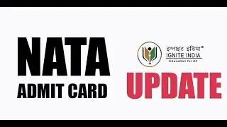 NATA Coaching 2026 |Admit Card Update| Download Now | Best Design Coaching 2026  | Ignite India |