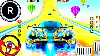Impossible Crazy Cars Mega Ramp |Extreme Car Stunts Racing Driver Master Simulator Gameplay #racing